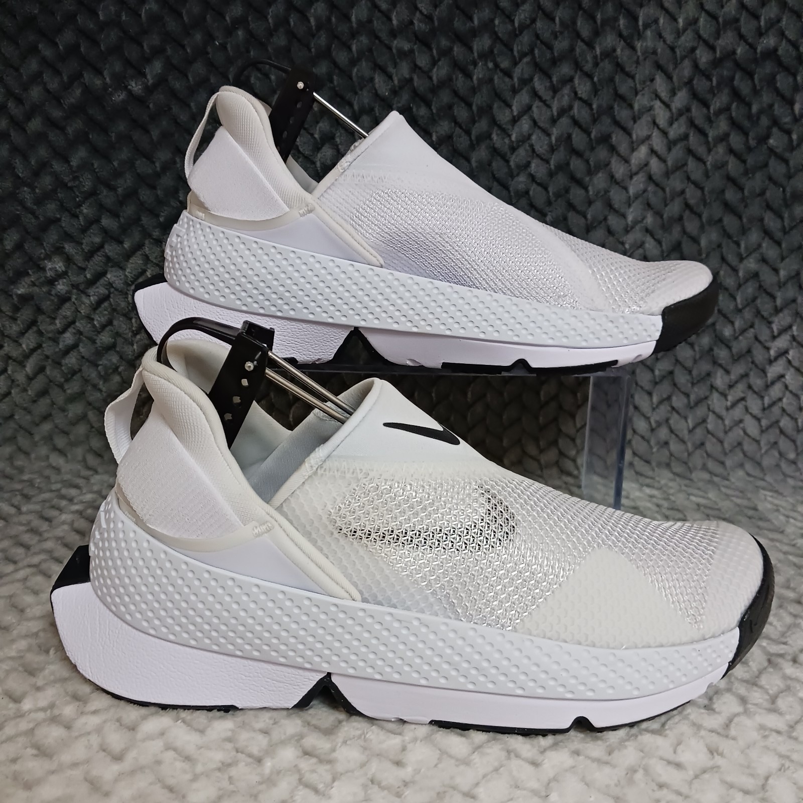 Nike Go Flyease Women's Walking Running Sneakers Shoes White Black Size 8